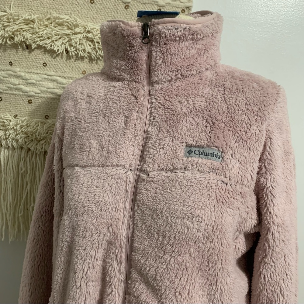 Columbia Cloudy Day Fleece Pink Size Large
